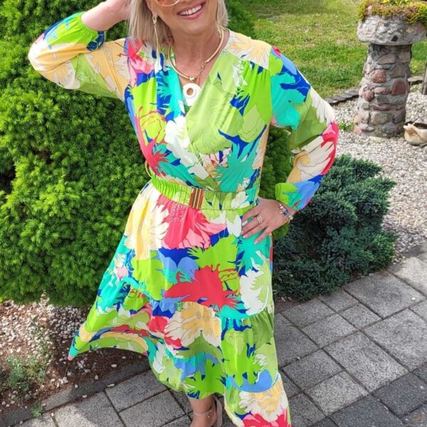 Sukienka damska maxi kwiatowa