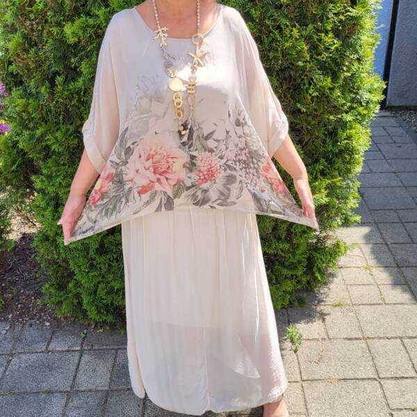 Komplet damski Kwiaty Uni