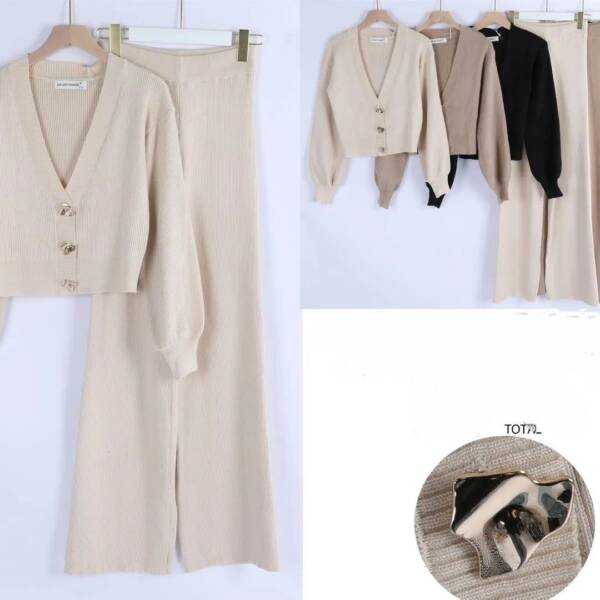 Komplet damski Sweter z spodniami Uni