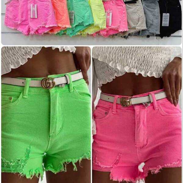 Spodenki damskie neonowe