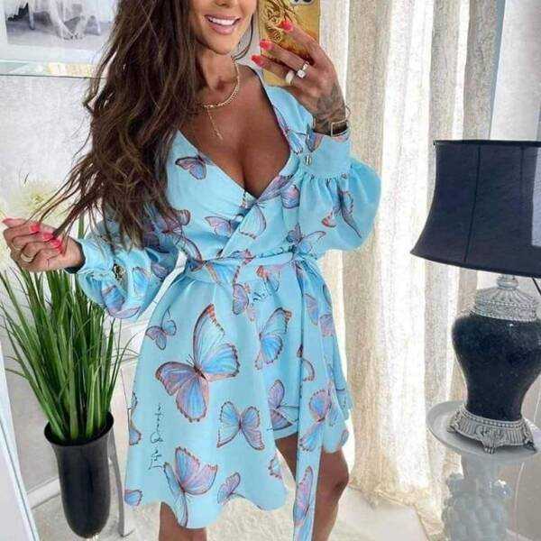 Sukienka damska motyl