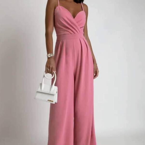 Kombinezon damski Uni na ramiączkach