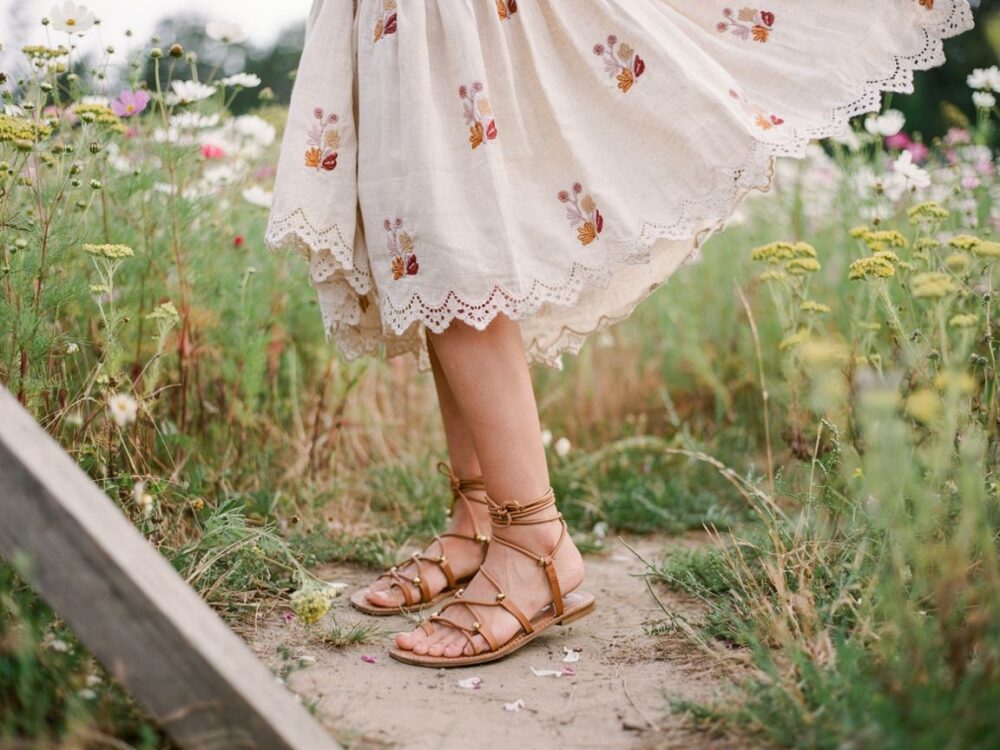buty boho do sukienki