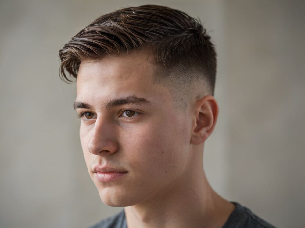 undercut męski fryzura
